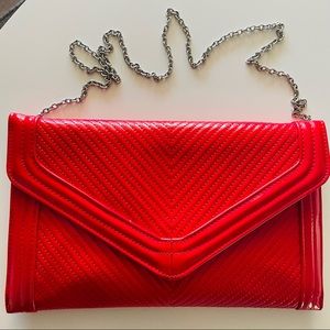 Red Steve Madden clutch